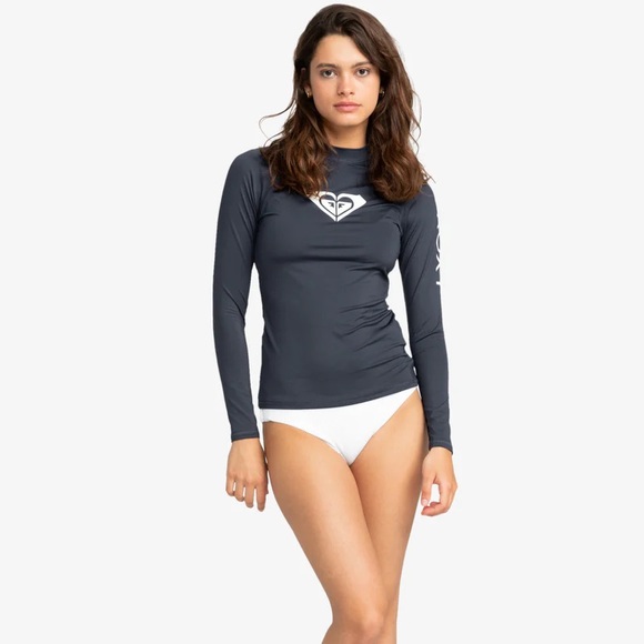 ROXY Whole Hearted Long Sleeve UPF 50 Rashguard - Picture 1 of 4